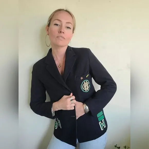 Bernstein Navy Wool Prep Jacket S-M - Picture 11 of 12